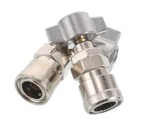 Gatuida 2pcs Pneumatic Quick Connect Couplings Air Hose Adapter for Truck Made of Alloy with Secure Sealing and Lightweight Design Suitable for Automotive and Workshops