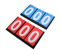 Gatuida 2pcs Portable Flip Scoreboard for Multi Sport Use Easy to Read Display for Basketball Volleyball More Lightweight Sturdy with Dual Sided Viewing for Games