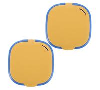 Gatuida 2Pcs Portable Invisible Retainer Case with Mirror, Compact Orthodontic Aligner Holder Box for Night Guard Storage, Magnetic Closure Denture Container for Travel and Daily Use