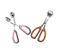 Gatuida 2pcs Portable Non Stick Meatball Maker with Slip Handles Manual Meat Baller Tongs Kitchen Tool for Quick Shaped Meatballs Ball Scoop for Cooking