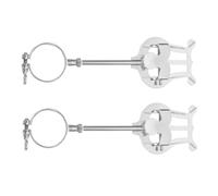 Gatuida 2pcs Portable Reading Music Stand for Marching Band Music Sheet Clips for Clarinet Lightweight Design for Band Performances and Practice Sessions