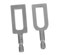 Gatuida 2pcs Power Drill Wire Twister with 1/4" Hex Shank Carbon Steel Wire Twisting Tool for Efficient Rebar Binding for Construction Projects and Outdoor Use