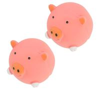 Gatuida 2pcs Puppy Dog Squeaky Cartoon Animal Shaped Bite-resistant Latex Chew Suitable for Indoor and Outdoor Playing