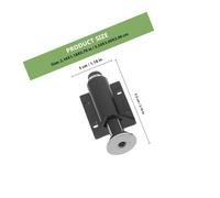 Gatuida 2pcs Push to Open Door Latch Magnetic Cabinet Door Lock Rebounding Lock for Cupboard Wardrobe with Wear-Resistant Material and High Elastic Spring Seamless Design