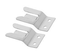 Gatuida 2pcs Radio Mic Clip Holder for Car Microphone Hangers with Firm Grip Portable Mic Holders for Various Vehicle Models Easy Installation to Reduce Shaking and Enhance Call Clarity