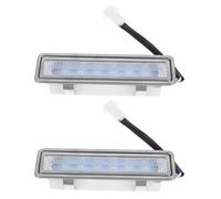 Gatuida 2pcs Range Hood Light: LED Cooker Range Hood Bulb 12V Closet Under Cabinet Recessed Downlight Kitchen Light Replacement Silver