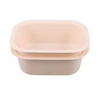 Gatuida 2pcs Rectangular Thick Plastic Non Slip Wash Basin Changing Table Accessories Diaper Station Basin for Face Washing and Laundry