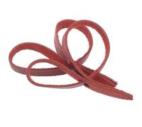 Gatuida 2pcs Red Leather Recurve Bow Finger Sling Strap for Hand Protection and Prevent Dropping, Bow Accessories for Target Practice and Outdoor Use