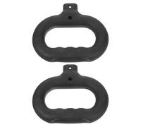 Gatuida 2pcs Replacement Cart Handle Set for Camping Wagon and Shopping Trolley Plastic Oval Grip Handles Without Screws Sturdy for Outdoor Garden Carts and Foldable Utility Wagons