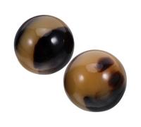 Gatuida 2pcs Resin Baoding Balls Hand Exercise Fitness Handballs for Seniors Muscle Relaxation Portable Traditional Chinese Massage Spheres Indoor Outdoor Use
