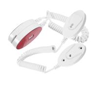 Gatuida 2pcs Retractable Remote Control Tether Lost Security Cable Leash with Self Adhesive Hooks for Tv Dvd Microphone Remote Controls Easy Installation for Home Office Use