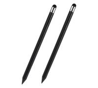Gatuida 2pcs Retro Capacitive Stylus Pen Universal Touchscreen Pen for Tablet Laptop Phone Precision Drawing Handwriting Round Soft Tip for Office and Home Use Black