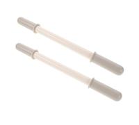 Gatuida 2pcs Rocker Handles Ergonomic Plastic Grip Replacement for Rocking Horse Safe Non-toxic Material Comfortable Small Hand Fit for Riding Parts White