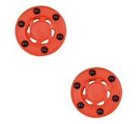 Gatuida 2pcs Roller Hockey Puck Professional Street Hockey Balls for Use Designs for Smooth Glide and Accurate Shots for Teams and Training Sessions