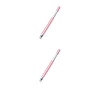 Gatuida 2pcs Rose Gold Metal Stylus Pen for Double End Capacitive Screen Pen for Tablets Phone Handwriting Laptops