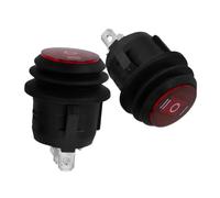 Gatuida 2pcs Round Rocker Switch Way Toggle Switch Momentary Boat for Camper Truck Home Appliances off