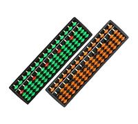 Gatuida 2pcs Row Abacus Portable Educational Counting for Early Numeracy Development and Lightweight School Supply for Mental Arithmetic Training