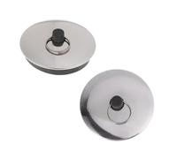 Gatuida 2pcs Rubber Sink Plug Bathtub Drain Stopper Tub Stopper for Kitchen Bathroom Laundry Soft Sealing Round Cover Easy to Clean Blocker