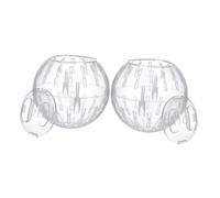 Gatuida 2pcs Running Ball for Hamster Rat Exercise Ball Toys Small Animal Pet Toys Boredom Breaker Silent Exercise Wheel