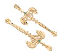 Gatuida 2Pcs Sagittarius Copper Constellation Charms with Rhinestones for DIY Jewelry Making, Handmade Bracelet and Necklace Pendants Craft Supplies