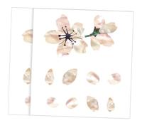 Gatuida 2pcs Sakura Cherry Blossom Guitar Fret Stickers Self-adhesive Decorative Decals for DIY Fingerboard Lightweight Musical Instrument Decoration