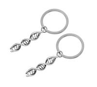 Gatuida 2pcs Science Keychain with Double Durable Chemistry Biology Symbols Keyring for Teachers Students Researchers Backpack Pendant Graduation and Teacher Day