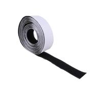 Gatuida 2PCS Self-adhesive Dual-sided Hook and Loop Tape for DIY Window Mosquito Net Sealing Strong Sticky Backing Easy Cut and Apply Black for Home and Craft Projects