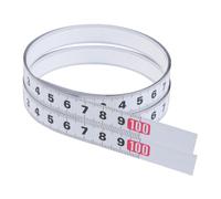 Gatuida 2Pcs Self Adhesive Steel Miter Scale Tape Measure Metric Ruler for Woodworking Workbench Table Saw Router Table Wear Resistant Measuring Tape