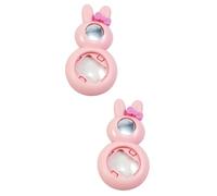 Gatuida 2pcs Self-portrait Mirror for Mini Stylish Selfie Lens Easy Installation for Group Shots Personal Photos Accessory for Instant Cameras