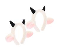 Gatuida 2pcs Sheep Ears Headband Cloth Party Hair Accessory | Cute Animal Look, Easy Dress-up, Festive Style for Birthday Parties and Fancy Dress Balls