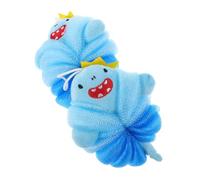 Gatuida 2pcs Shower Sponge for Cartoon Shark Bath Puff Soft Absorbent Mesh Scrubber Multipurpose Bathtime Accessory for Fun and Gentle Exfoliating