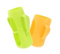 Gatuida 2pcs Silicone Milk Bottle Covers Baby Bottle Protective Sleeves Comfortable Holding Touch for Newborns Reusable Protectors for Travel and Everyday Feeding Random Color