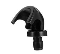 Gatuida 2pcs Silicone Wine Stopper and Acrylic Vacuum Bottle Plug Black Vacuum Sealing Cork for Sparkling Wine and Wine Bottles for Home Bar