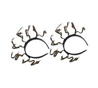 Gatuida 2pcs Simulation Snake Headband Cosplay Costume Women Halloween Scary Accessories Fake Snake Headpiece for Festival Party