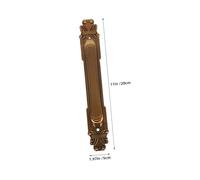 Gatuida 2pcs Sliding Hardware Handle Garage Barn Handle Door Pulls Decorative Antique Fence Closet Sliding Fence Cupboard Door Light Brown