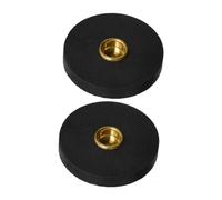 Gatuida 2pcs Slip Round Cello Mats with Bottom Portable Non Slide Endpin Protectors and Floor Guards for Professional and Home Cello Players