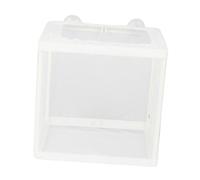 Gatuida 2PCS Small Fish Separation Box with Suction Cups Fish Breeding Hatch Tank for Aquarium Isolation Box to Increase Survival Rate of Fry Practical for Freshwater and Random Color