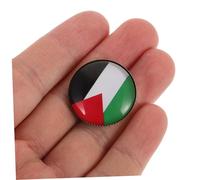 Gatuida 2pcs Small Metal Palestine Flag Brooch Pins Copper Lapel Pin Badge for Jackets Bags Accessories Detailed Craftsmanship National Flag Decoration