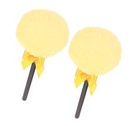 Gatuida 2pcs Small Powder Puff for Body Powder Makeup Puff Setting Fluffy Dry for Loose Application for Household Use and Refreshing Makeup Touch-ups