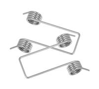 Gatuida 2pcs Small Torsional Springs for Rubbish Can Lid Replacement Compact Sturdy Springs Compatible with Flipping Top Trash Buckets Easy to Install Repair Parts for Recycling Bin and