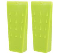 Gatuida 2pcs Spiked Tree Felling Wedges Woodcutting Accessories Plastic Chocks for Controlled Tree Cutting and Safe Directional Falling in Forestry and Gardening