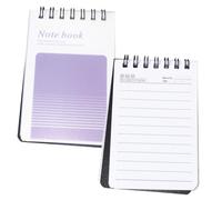 Gatuida 2Pcs Spiral Pocket Notebooks Mini Notepads for School Office Home Use Lovely Memo Pads for Planning Grocery Lists Compact Handheld Spiral Binding Notebooks