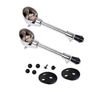 Gatuida 2pcs Stainless Steel Drum Leg Support for Bass Drum Sturdy Bottom Stand Spurs Anti-slip Design for Stable Performance