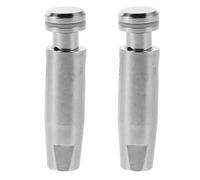 Gatuida 2pcs Stainless Steel Fencing Epee Tip Replacement High Precision Blade Points for Training and Competition Quick Install Spare Parts for Outdoor Sports
