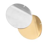 Gatuida 2Pcs Stainless Steel Spoon Rest Metal Scoop Holder for Kitchen Utensils Stable Dinner Spoon Holder Practical Household Accessory in Natural Gold Colors