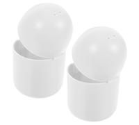 Gatuida 2pcs Sterilize Storage Box White Microwave Steamer Organizer for Women’s Personal Items and Female Supplies