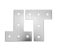Gatuida 2pcs Technical Parts Pieces: Metal Project Parts - Model Vehicle Frame Bracket - Rc Model Components For Diy Toy Rc Cars