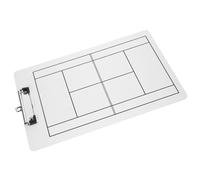 Gatuida 2PCS Tennis and Hockey Coaching Clipboards with Dry Erase Whiteboard Surface Easy to Clean Reusable Tactical Boards for Player Training and Demonstrations