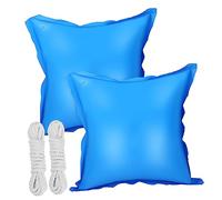 Gatuida 2Pcs Thick Pool Pillow Cold Resistant Winterizing Ice Equalizer for Above Ground Pools Premium Cotton Ropes Included Easy Inflate Deflate
