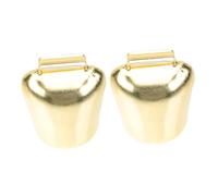 Gatuida 2pcs Thickened Cow Bells for Sporting Events and Grazing Loud Rustic Hanging Bells for Livestock and Pets for Farm Decorations and Gifts